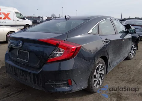 2018 Honda Civic Ex из США, поврежденный, VIN 2HGFC2F79JH516101